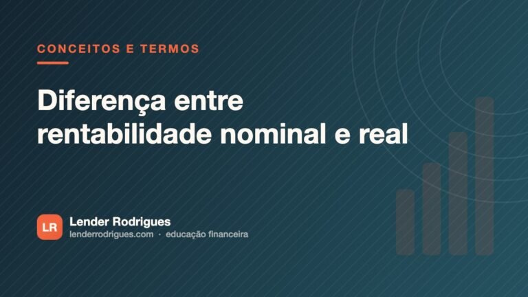 Diferença entre rentabilidade nominal e real